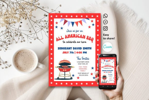 All American BBQ Party Invitation: A Streamlined Workflow for Event Planning