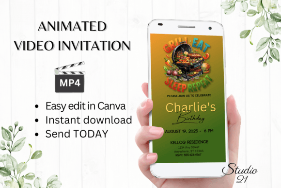 Animated BBQ Birthday Party Invitation: The Ultimate Digital Solution for Modern Celebrations