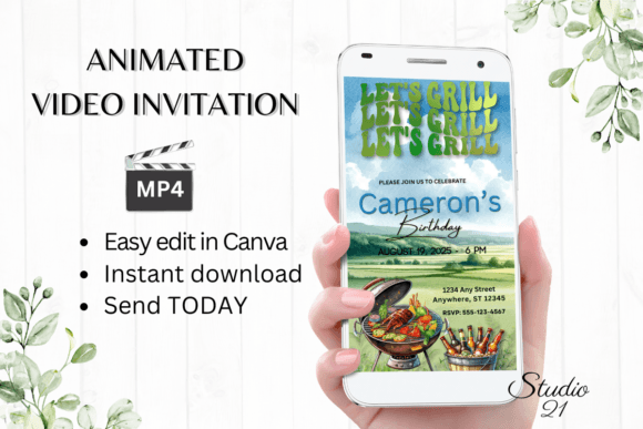Animated Summer Birthday BBQ Invitation: The Ultimate Digital Solution for Modern Celebrations