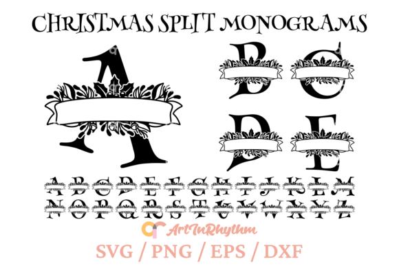 Christmas Monogram Letters Svg: A Creative Toolkit for Holiday Designs