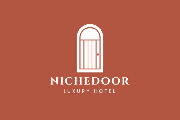 Door Logo Vector Icon Illustration