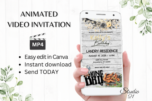 Electronic BBQ Birthday Party Invitation: A Practical Digital Solution