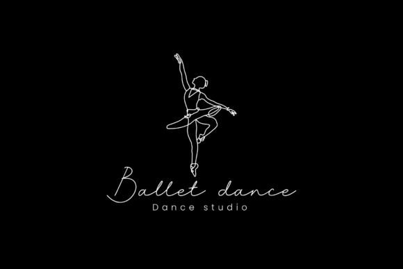 Elevate Your Brand with a Ballet Logo Vector Icon Illustration
