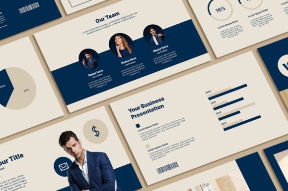 Elevate Your Visual Storytelling with the Minimal Blue PowerPoint Template
