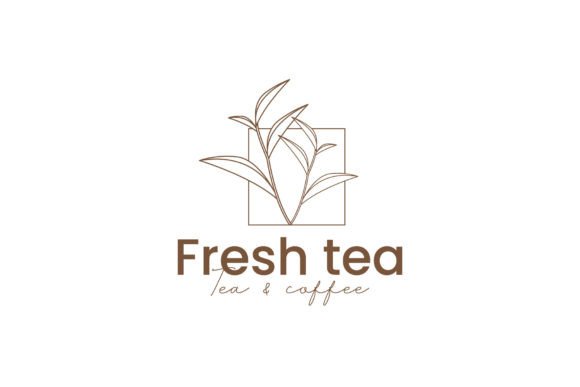 Fresh Tea Logo Vector Icon Illustration