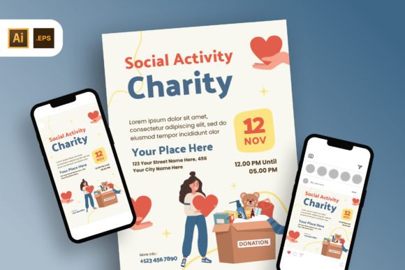 Maximizing Impact with the Social Activity Charity Flyer Template
