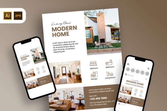 Minimalist Luxury Home Flyer Template: Elevating Real Estate Marketing