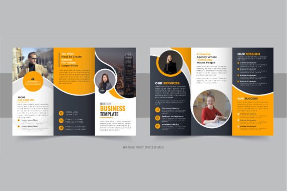Modern Business Trifold Brochure Design: A Strategic Asset for Corporate Identity