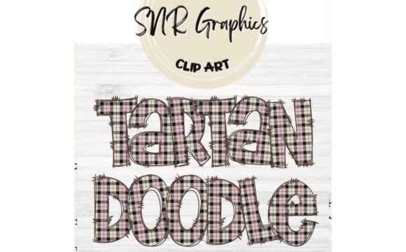Pink Tartan Plaid Doodle Letters: A Creative Toolkit for Every Project