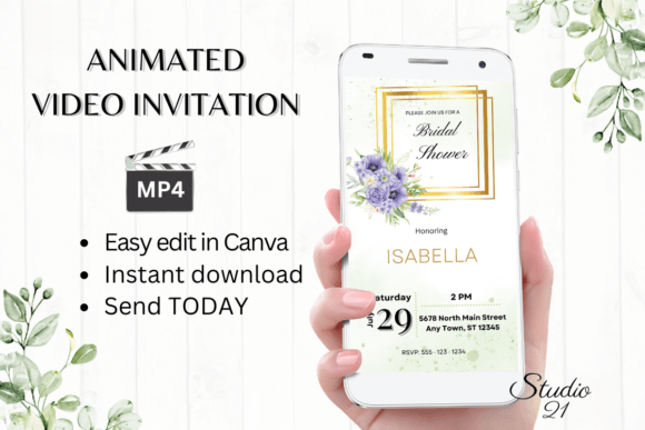 Purple Bridal Shower Invite W4512: A Streamlined Digital Workflow for Modern Celebrations