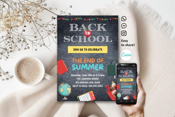 Revitalizing Back to School Events with the Digital Chalkboard Invitation Trend