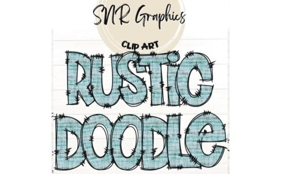 Rustic Doodle Letters: A Complete Digital Alphabet