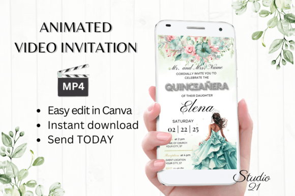 Spakly Quinceanera Invitation: The Modern Solution for Digital Celebrations