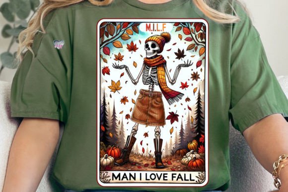 Unlocking the Mystique of the Fall Skeleton Tarot Card PNG Milf for Creative Projects